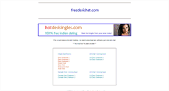 Desktop Screenshot of freedesichat.com