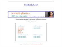 Tablet Screenshot of freedesichat.com